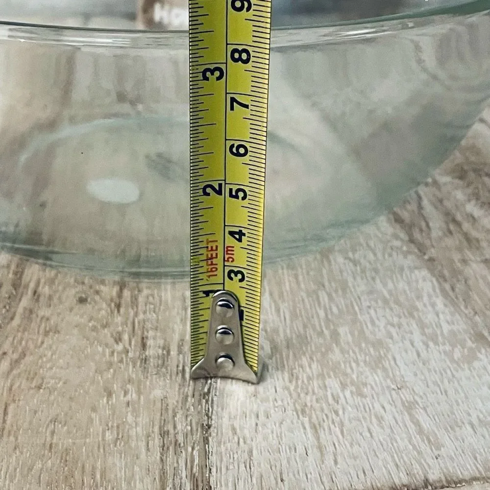 NWT Gorgeous Big 8” Glass Food container with Ceramic Hanging Removable Gnome